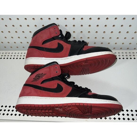 Air Jordan 1 Mid Reverse Banned Mens Basketball Shoes Size 8.5 554724-610 main image 8